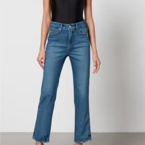 Good American Medium Blue Flare Jeans